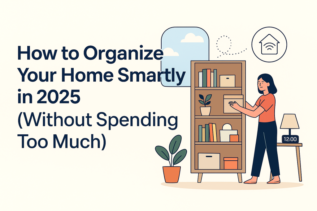 how to organize your home smartly in 2025 without spending too much