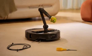 Smart cleaning hacks using robot vacuum in a modern home