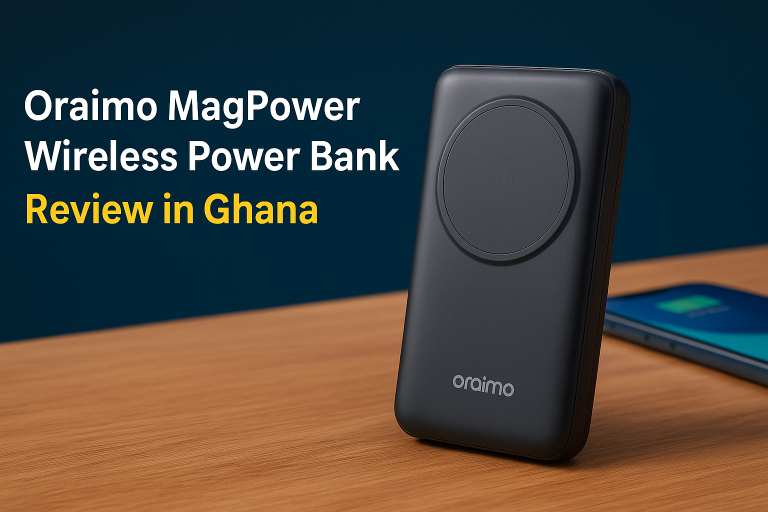 Oraimo MagPower Wireless Power Bank Review in Ghana